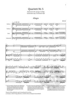 Streichquartett Nr. 5 im Alle Noten Shop kaufen