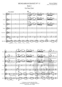 Hungarian Dance N° 11 von Johannes Brahms 