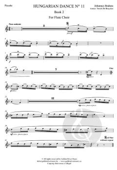 Hungarian Dance N° 11 von Johannes Brahms 