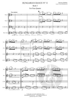 Hungarian Dance N° 11 von Johannes Brahms 