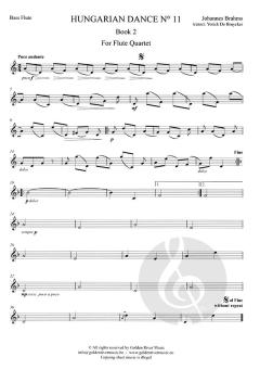 Hungarian Dance N° 11 von Johannes Brahms 