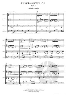 Hungarian Dance N° 11 von Johannes Brahms 