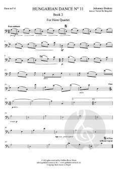 Hungarian Dance N° 11 von Johannes Brahms 