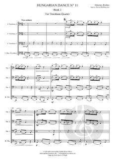 Hungarian Dance N° 11 von Johannes Brahms 