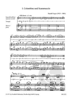 Colombine und Scaramuccio von Harald Unger 