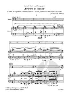 Brahms en France von Christian Ridil 