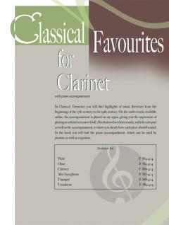 Classical Favourites for Clarinet 