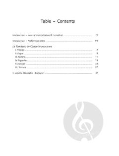 Le Tombeau de Couperin von Maurice Ravel 