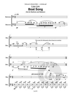 Boat Song von Liza Lim 