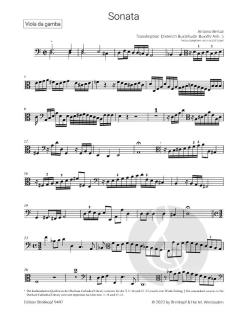 Sonata BuxWV Anh. 5 von Dietrich Buxtehude 