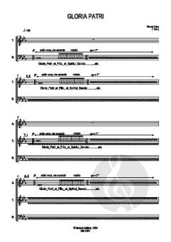 Gloria Patri von Rihards Dubra 