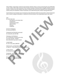 Flüsterfuge und Zirkelkanon von Heinz Holliger 