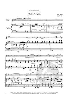 Romanze op. 23 von Amy Beach 