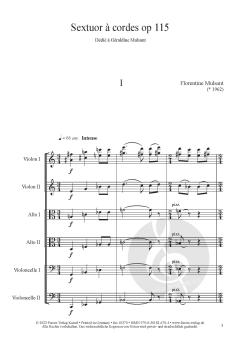 Sextuor à cordes op. 115 von Florentine Mulsant 