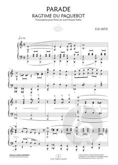 Ragtime du paquebot von Erik Satie 