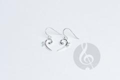 Boucles d'Oreilles Clé de Fa HazenArt 