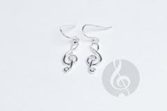 Boucles d'Oreilles Clé de Sol HazenArt 