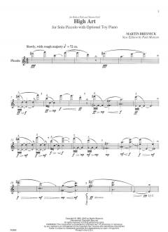 High Art von Martin Bresnick 