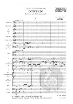 Konzert für Klavier und Blasorchester (Igor Strawinsky) 