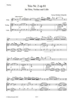 Trio Nr. 2 op. 81 von Georg Abraham Schneider 