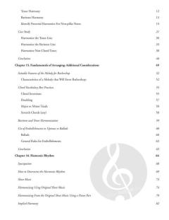 Arranging Barbershop 2 