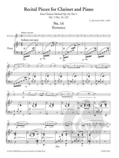 Study for Clarinet in Bb and Piano op. 63 - Part 1 