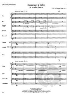 Hommage a Satie von David Diamond 