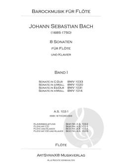 8 Sonaten von Johann Sebastian Bach 