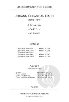 8 Sonaten von Johann Sebastian Bach 
