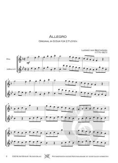 Allegro und Menuett von Ludwig van Beethoven 