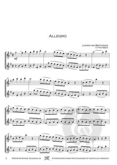 Allegro und Menuett von Ludwig van Beethoven 