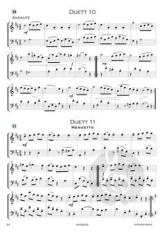 12 kleine Duette von Wolfgang Amadeus Mozart 