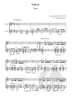 Carlos Gardel: Tangostücke für Violine und Gitarre 