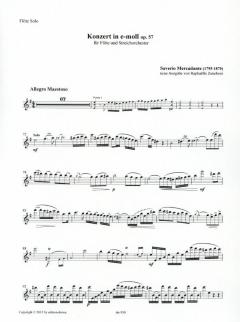 Konzert in e-moll op.57 von Saverio Mercadante 