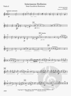 Intermezzo Sinfonico von Pietro Mascagni 