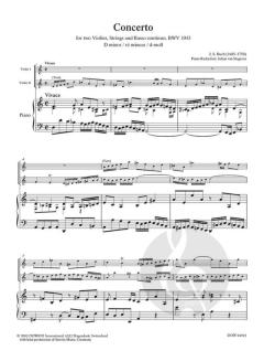 Concerto BWV 1043 D Minor von Johann Sebastian Bach 