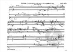 Danse automnale de feuilles von Malika Kishino 