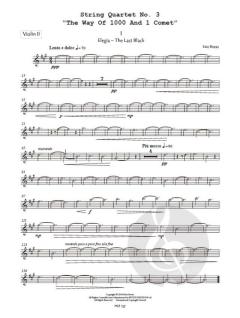 String Quartet No. 3 "The Way Of 1000 And 1 Comet" 