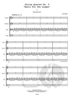 String Quartet No. 5 "Music For The Lodger" 