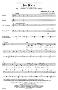 Jazz Gloria von Nathalie Sleeth 
