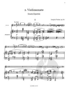 2. Violinsonate "Sonata Española" op. 82 