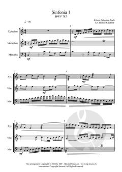 Sinfonia 1-5 BWV 787-791 von Johann Sebastian Bach 
