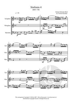 Sinfonia 1-5 BWV 787-791 von Johann Sebastian Bach 