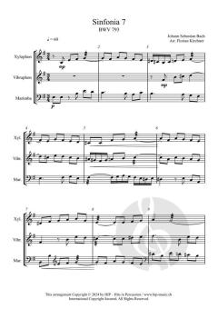 Sinfonia 6-10 BWV 792-796 von Johann Sebastian Bach 