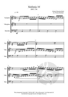 Sinfonia 6-10 BWV 792-796 von Johann Sebastian Bach 