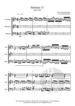 Sinfonia 11-15 BWV 797-801 von Johann Sebastian Bach 