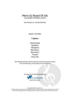 Merry Go Round Of Life von Joe Hisaishi 