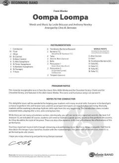 Oompa Loompa von Leslie Bricusse 