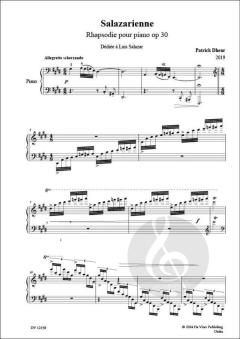 Piano Works Salazarienne op. 30 