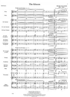 Klaxon, The von Henry Fillmore 